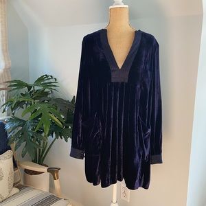 Free People | Choose Me Velvet Mini Dress